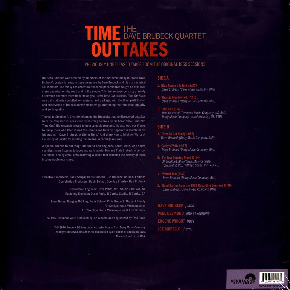 The Dave Brubeck Quartet - Time Outtakes