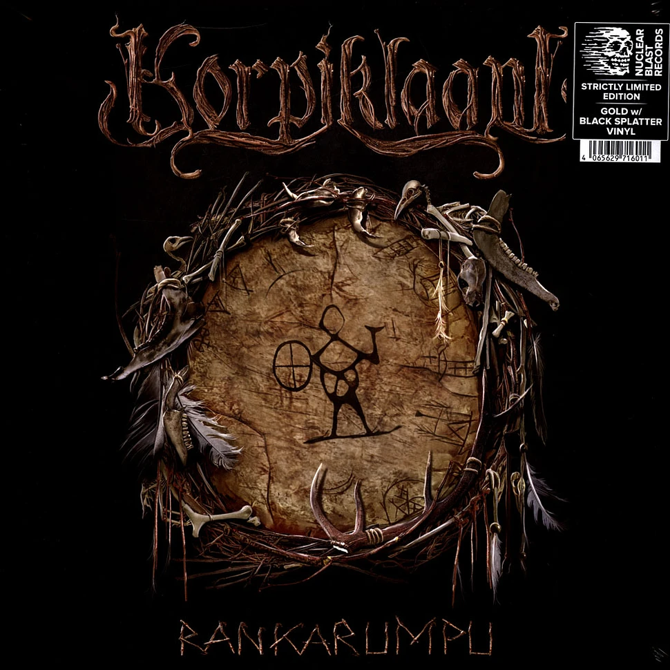 Korpiklaani - Rankarumpu gold black Splatter Vinyl Edition