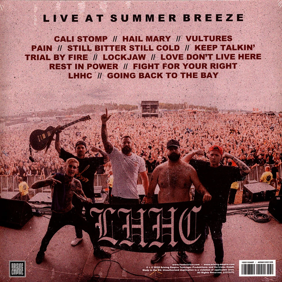 Lionheart - Live At Summerbreeze Colored Vinyl Edition