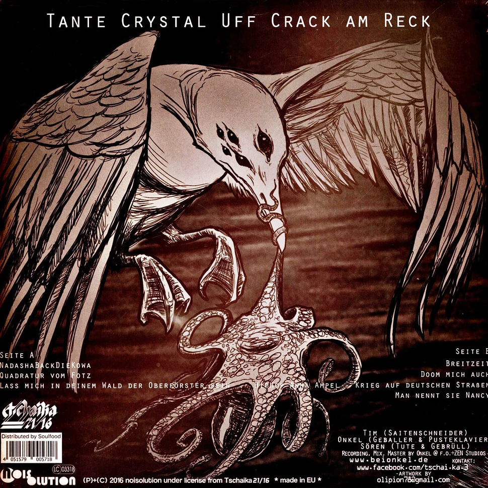 Tschaika 21-16 - Tante Crystal Uff Crack Am Reck White Vinyl Edition