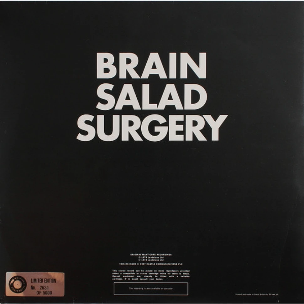 Emerson, Lake & Palmer - Brain Salad Surgery
