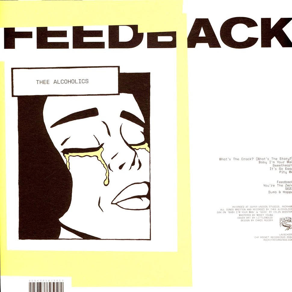 Thee Alcoholics - Feedback Yellow Vinyl Edition