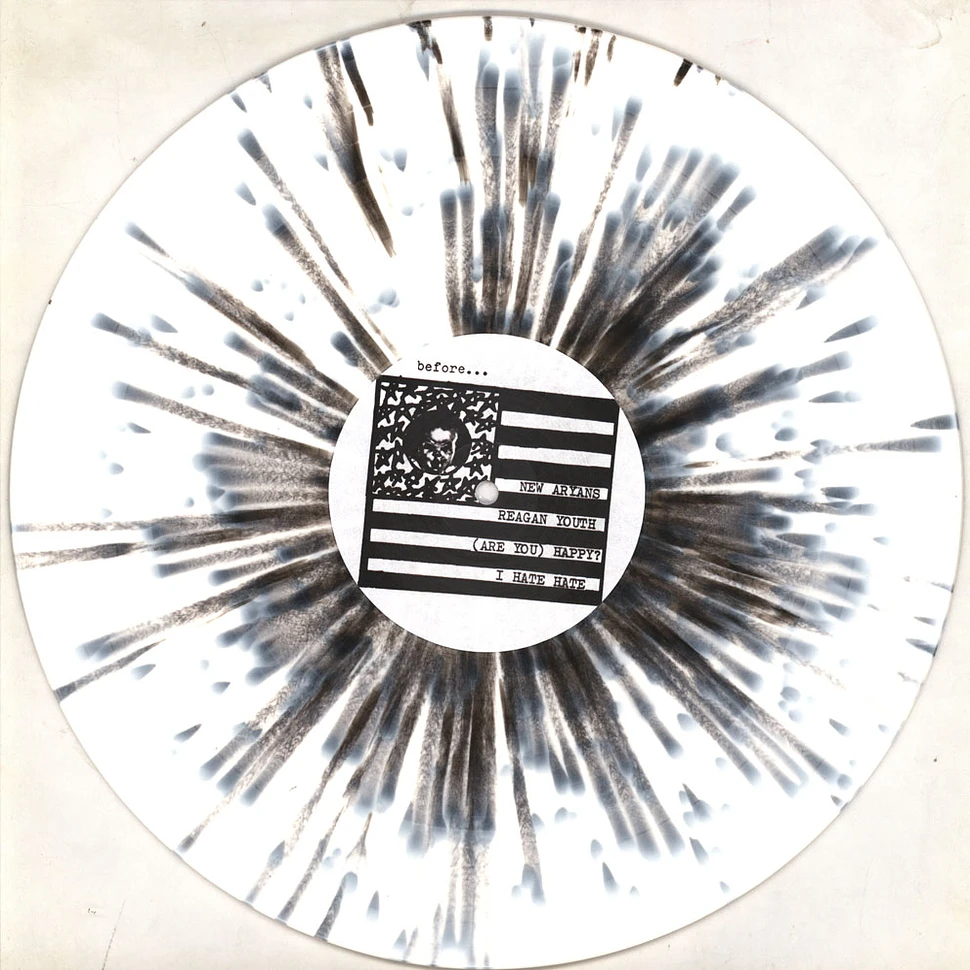 Reagan Youth - Youth Anthems For The New Order Black White Splatter Vinyl Edition
