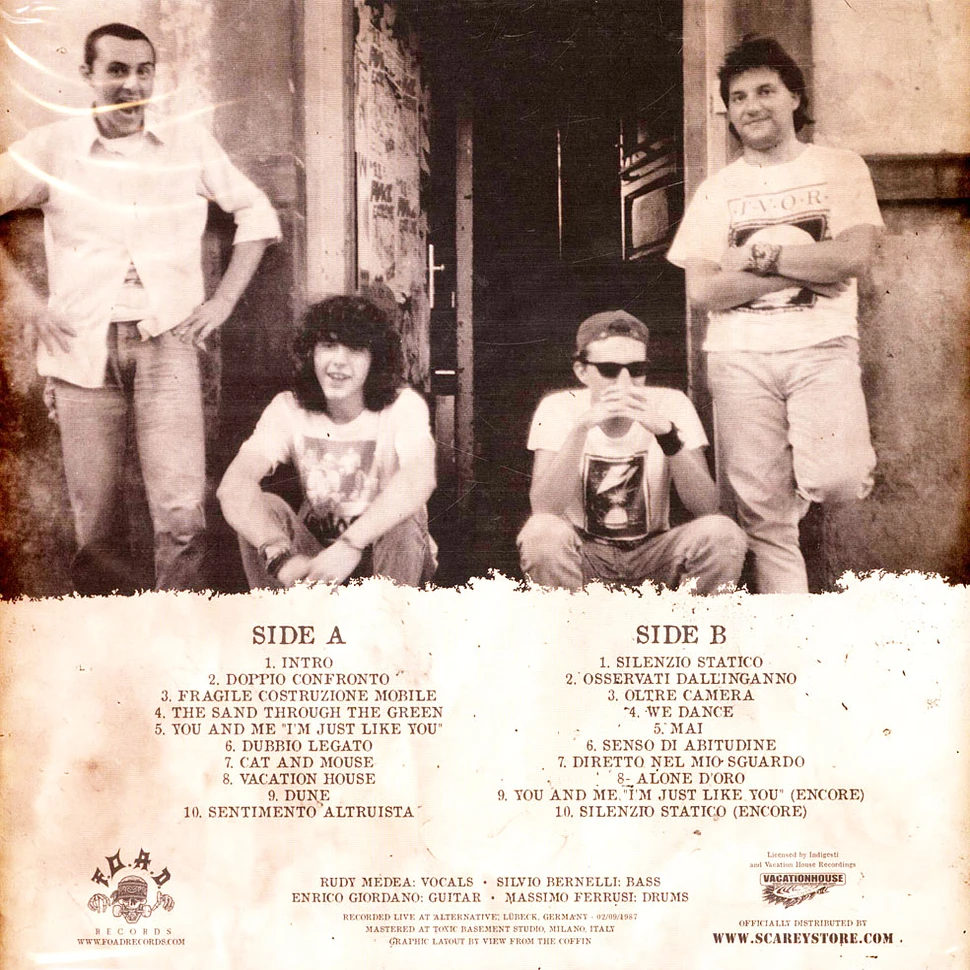 Indigesti - Live In Lübeck 1987 Black Vinyl Edition