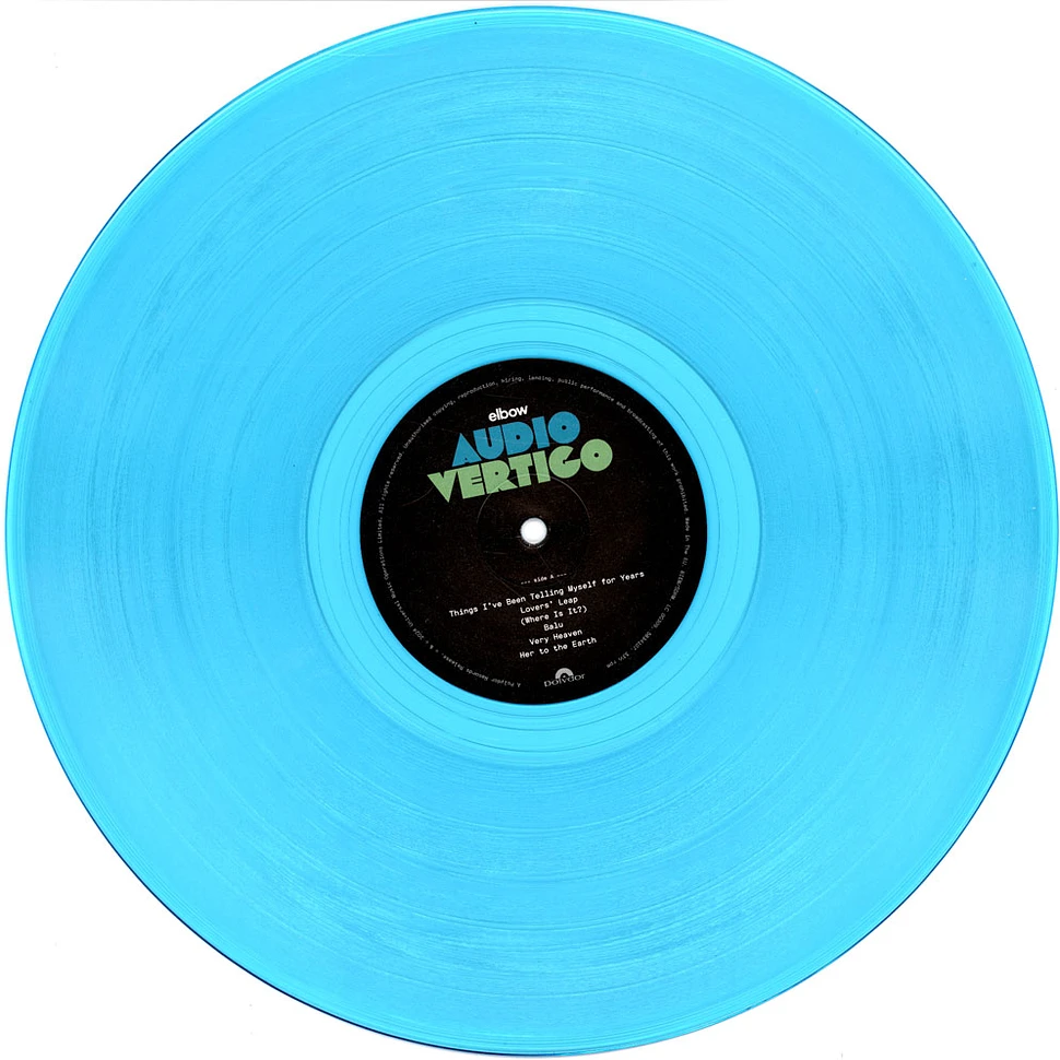 Elbow - Audio Vertigo Indie Exclusive Curacao Blue Vinyl Edition