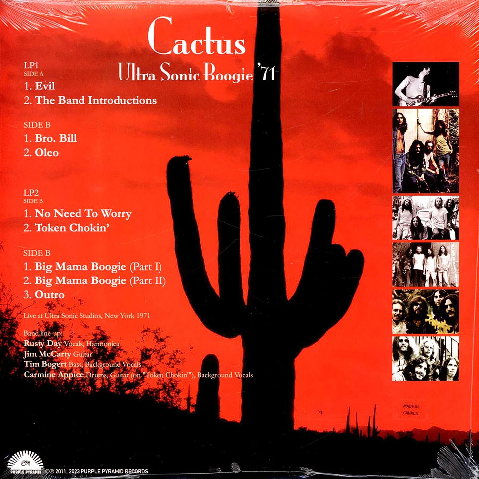 Cactus - Ultra Sonic Boogie 1971 Purple Vinyl Edition