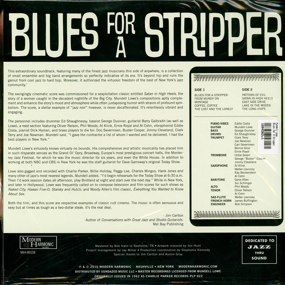 Mundell Lowe - Blues For A Stripper