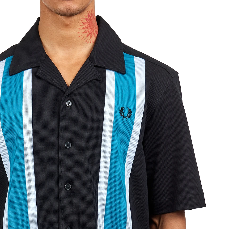 Fred Perry - Woven Mesh Panel Revere Shirt