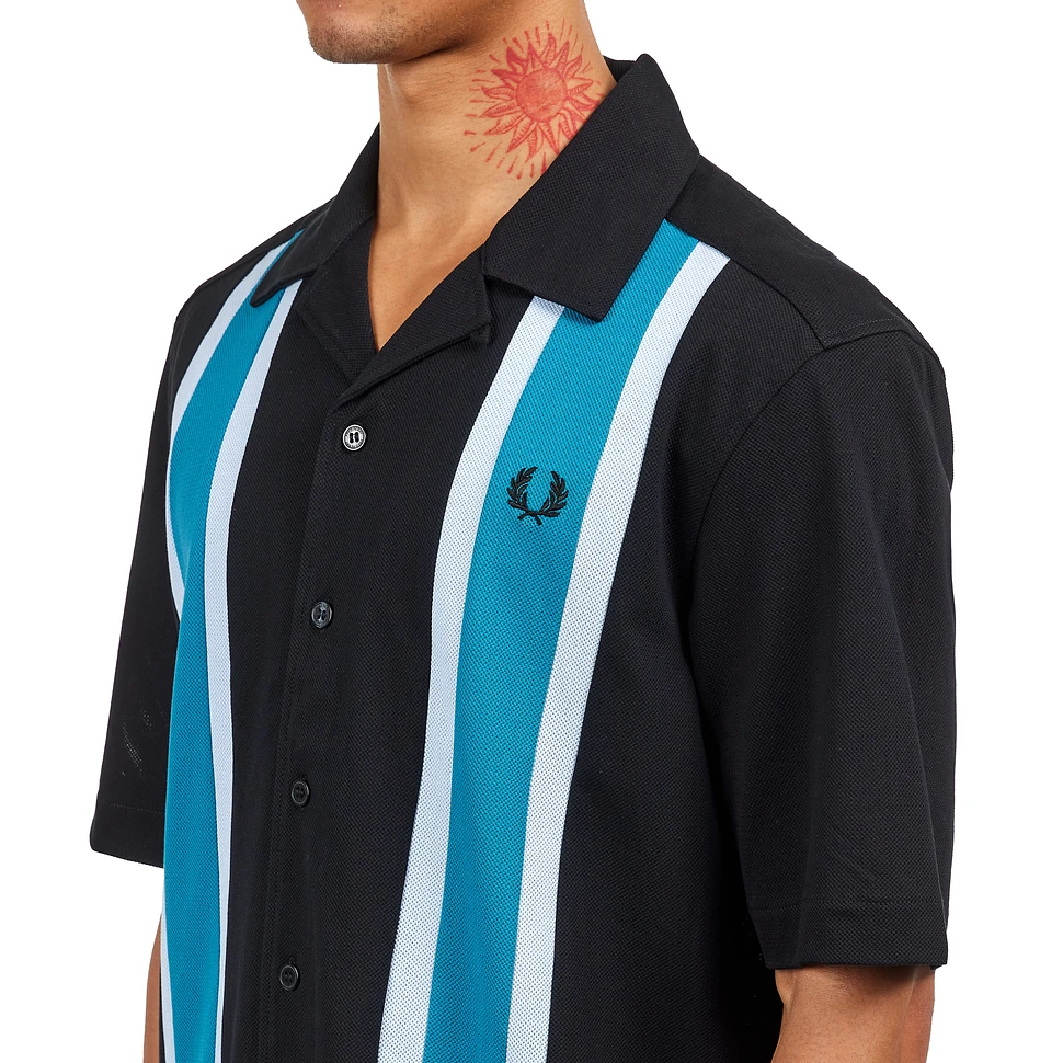 Fred Perry - Woven Mesh Panel Revere Shirt
