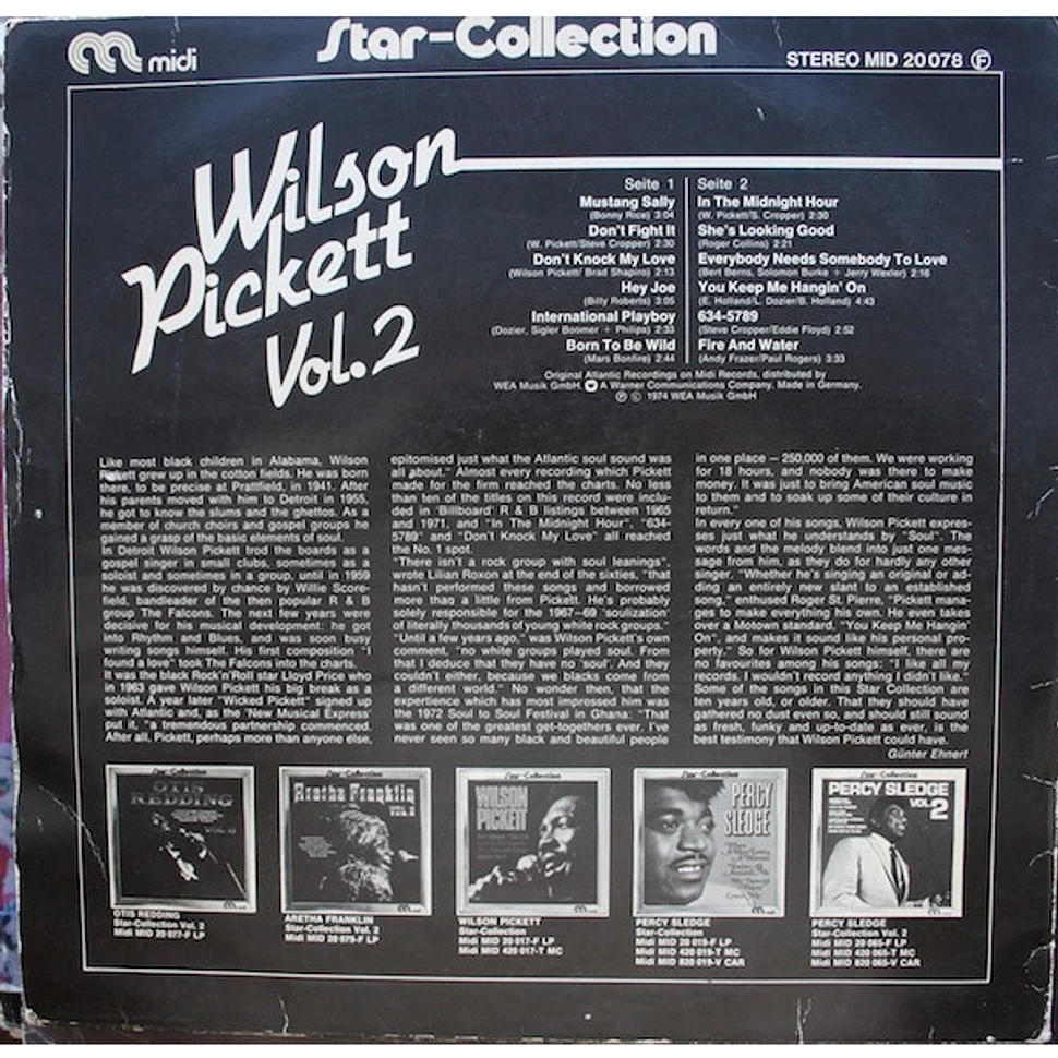 Wilson Pickett - Star-Collection Vol. 2