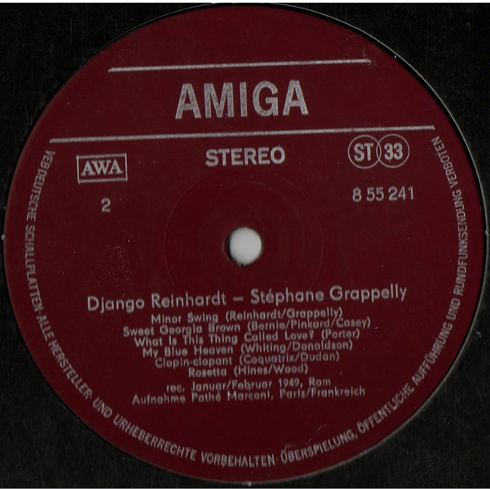 Django Reinhardt - Stéphane Grappelli - Django Reinhardt - Stéphane Grappelly