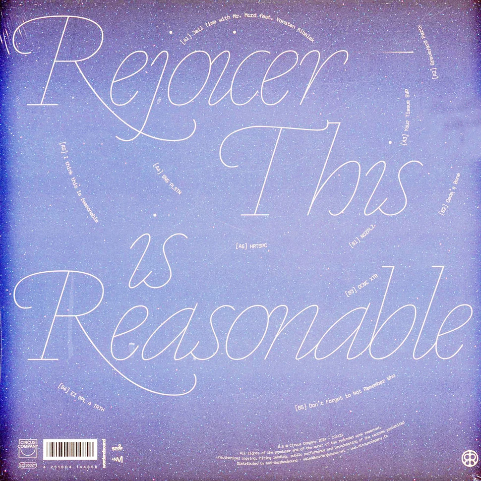 Rejoicer - This Is Reasonable