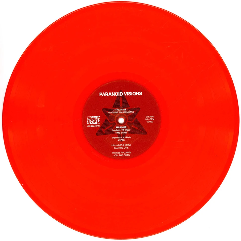 Paranoid Visions - Forty Red Vinyl Edition