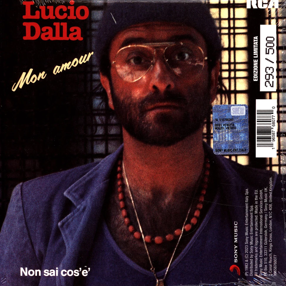 Lucio Dalla - Mon Amour / Non Sai Cos'e Red Vinyl Edition
