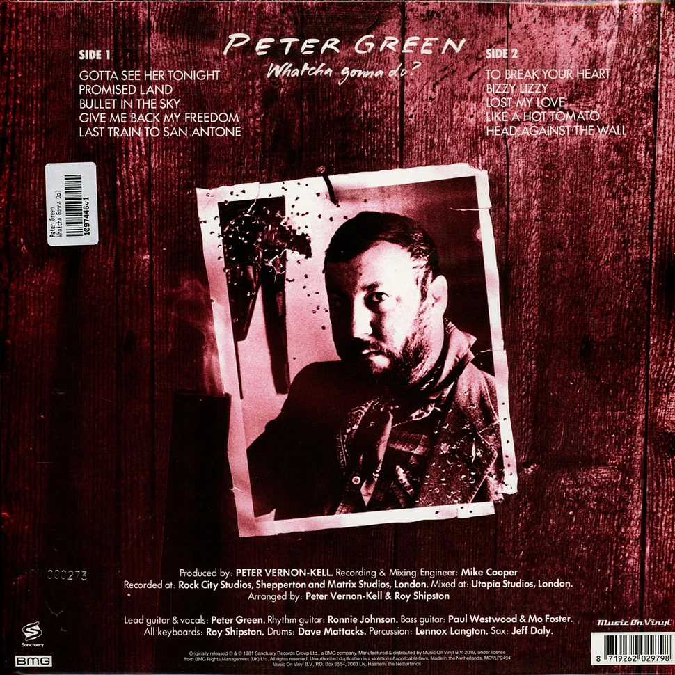 Peter Green - Whatcha Gonna Do?