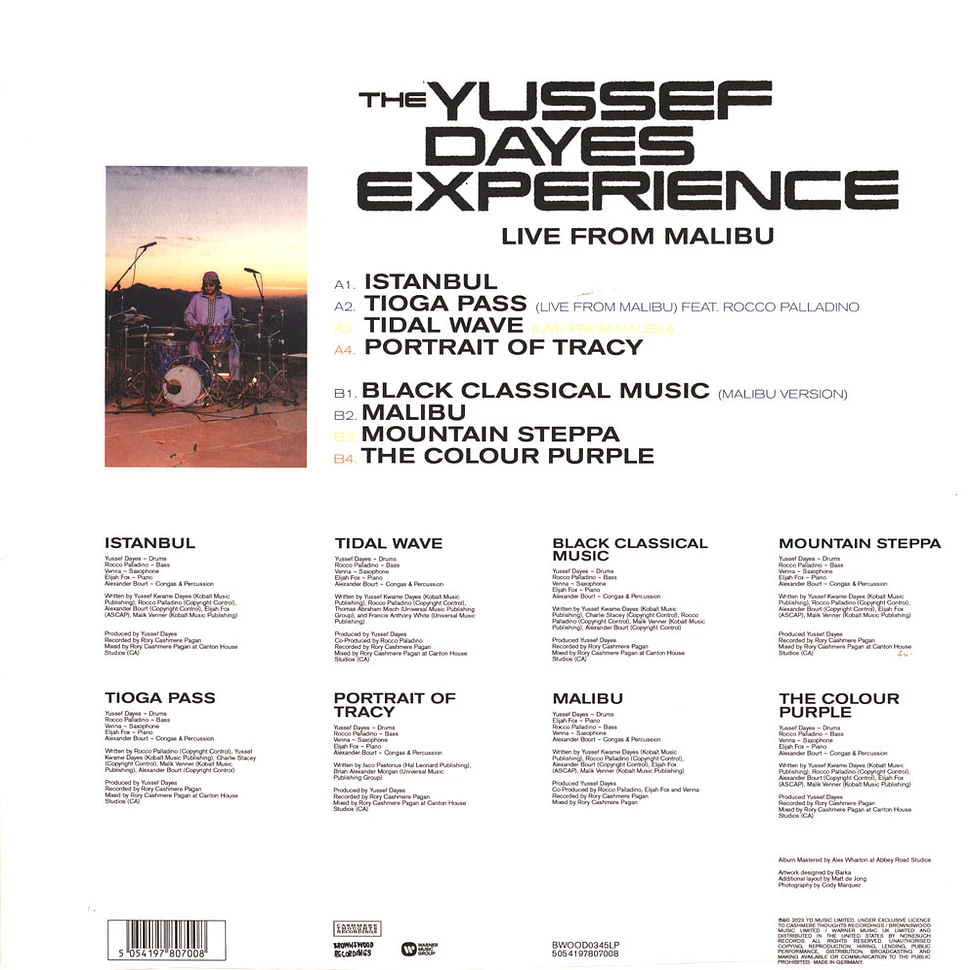 Yussef Dayes - Experience: Live From Malibu Black Vinyl Edition