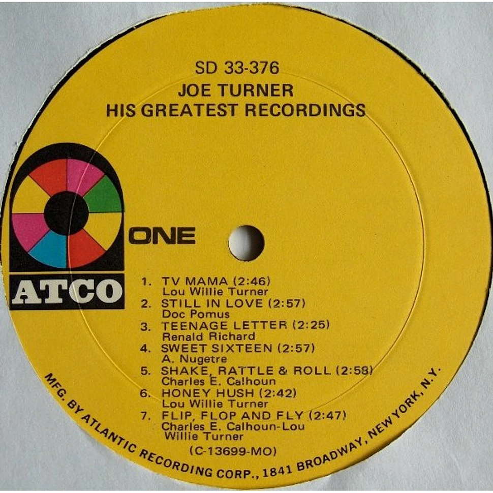 Big Joe Turner - His Greatest Recordings