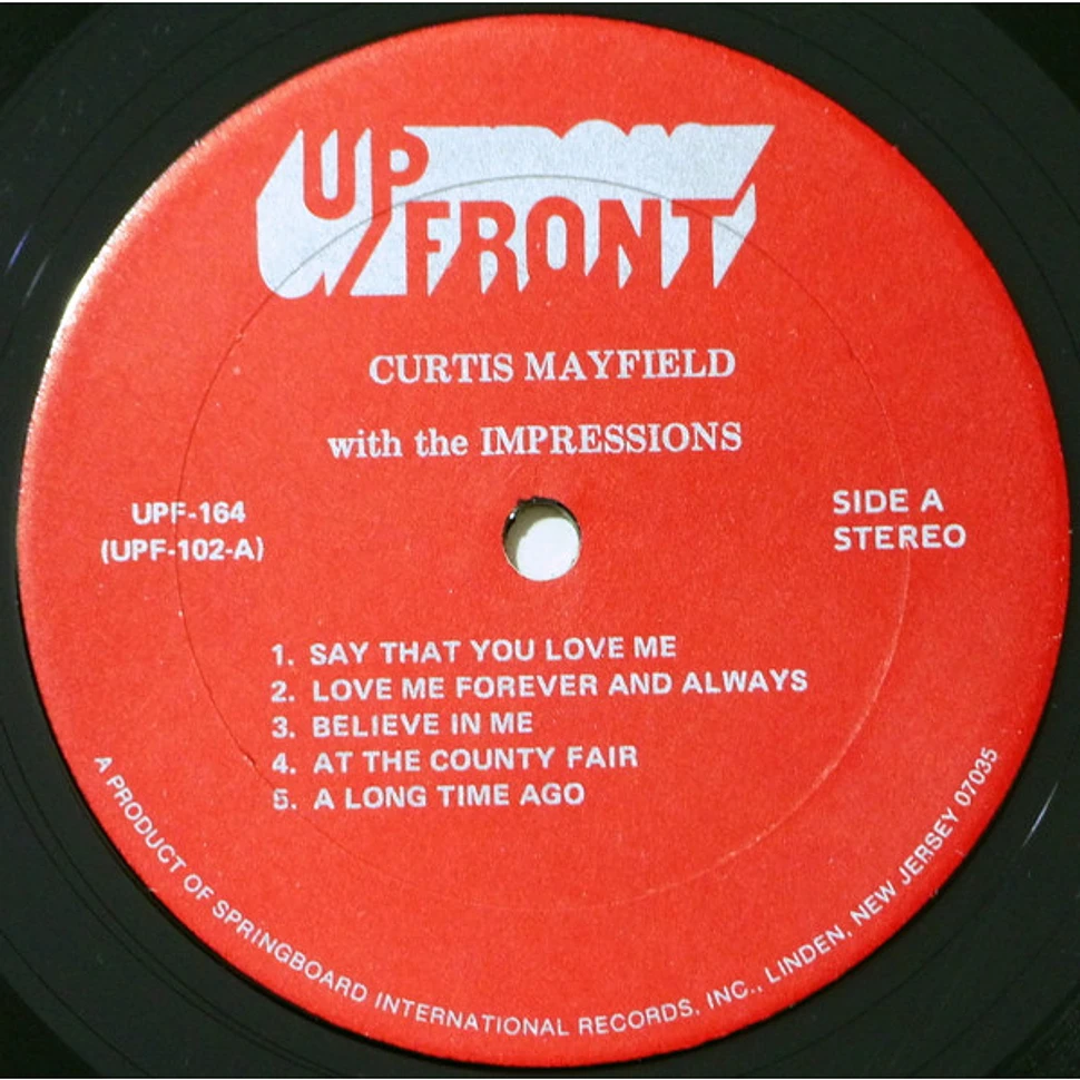 Curtis Mayfield with The Impressions - Curtis Mayfield With The Impressions