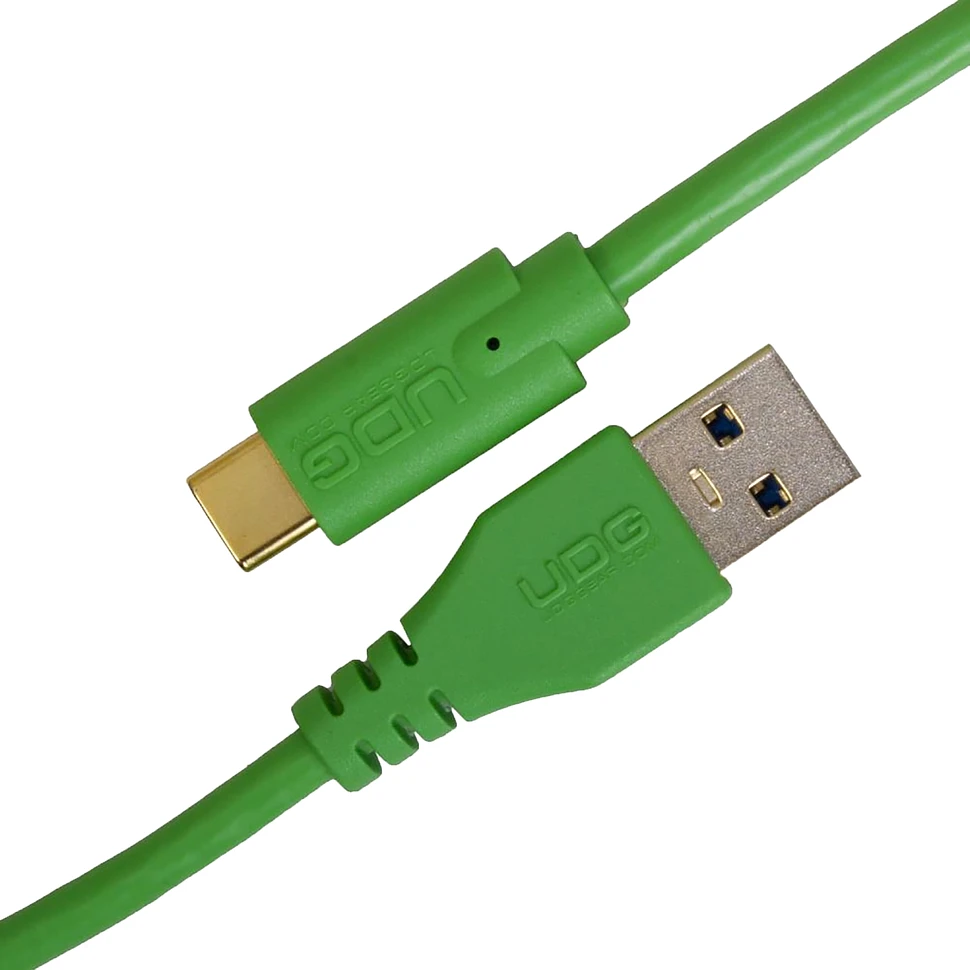 UDG - Ultimate Audio Cable USB 3.0 C-A Green Straight 1,5m