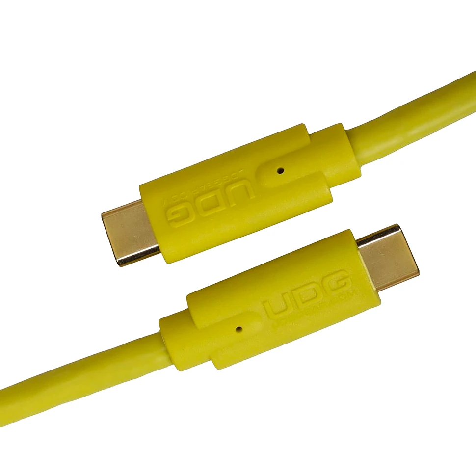 UDG - UDG Ultimate Audio Cable USB 3.2 C-C Yellow Straight 1,5m