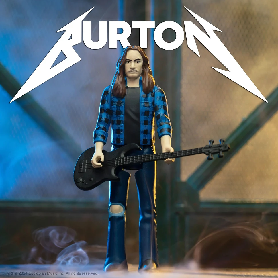 Cliff Burton - Cliff Burton (Flannel Shirt) - ReAction Figure