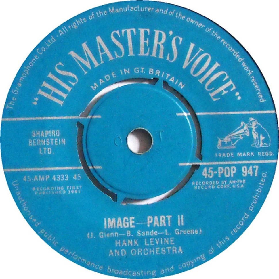 Hank Levine And His Orchestra - Image - Part 1 / Image - Part 2