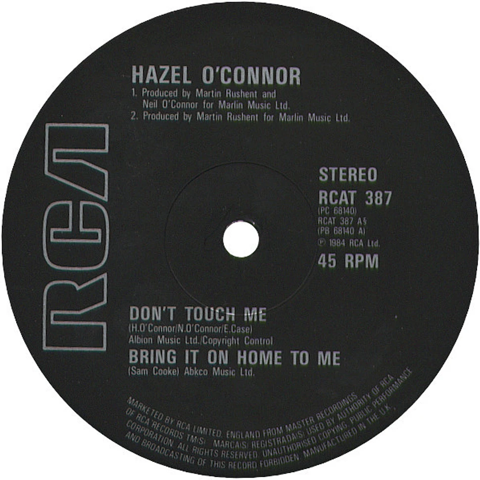 Hazel O'Connor - Don't Touch Me