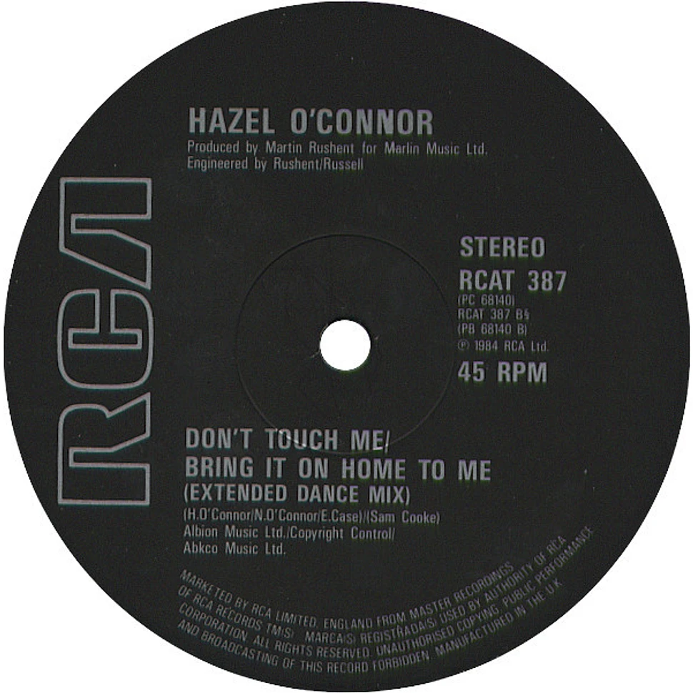 Hazel O'Connor - Don't Touch Me