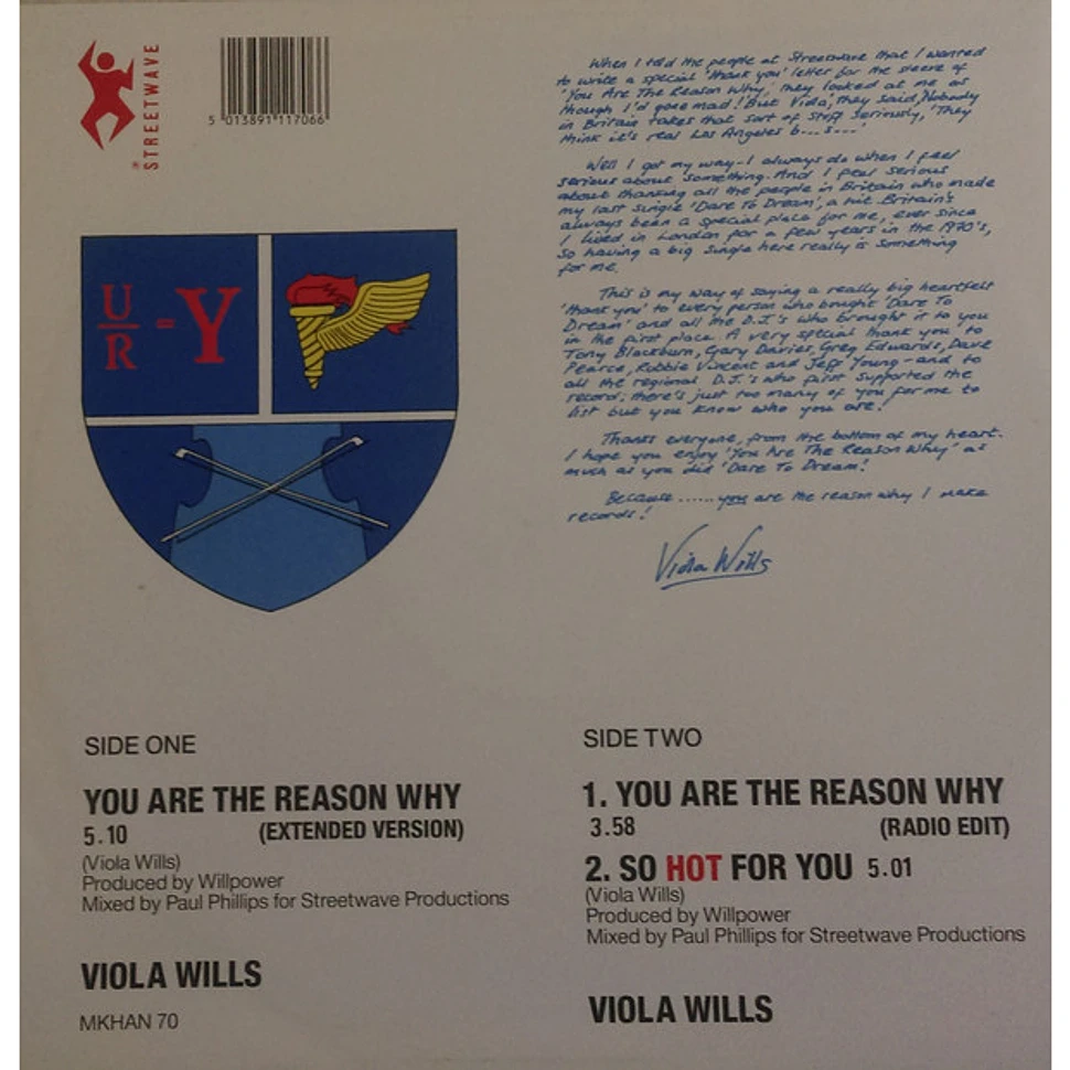 Viola Wills - You Are The Reason Why