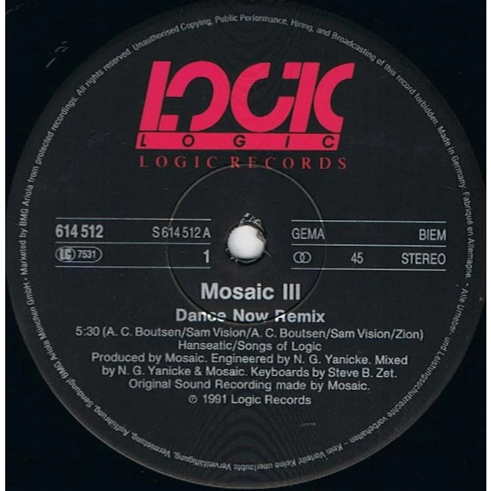 Mosaic Feat. Zyon - Dance Now (Remix)