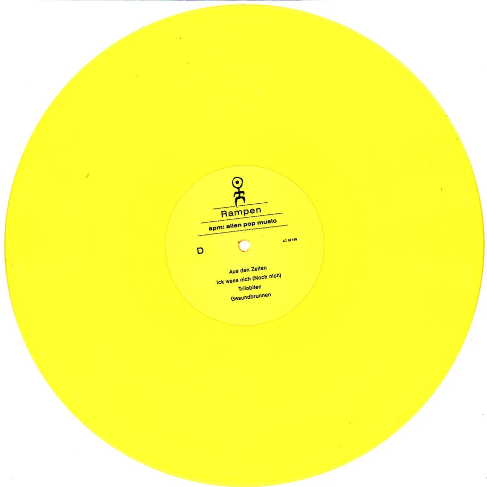 Einstürzende Neubauten - Rampen (Apm: Alien Pop Music) Deluxe Yellow Vinyl Edition