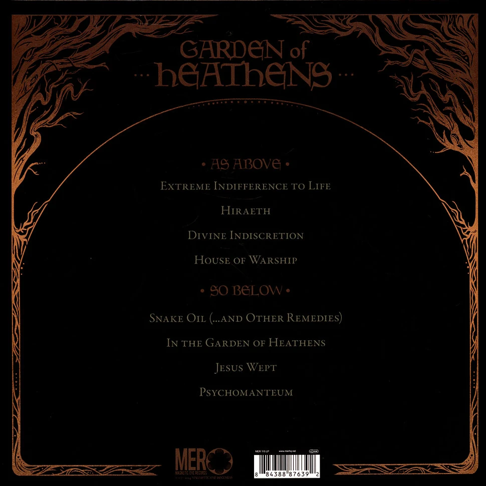 Heavy Temple - Garden Of Heathens Yellow / Black / Red Marble Vinyl Edition