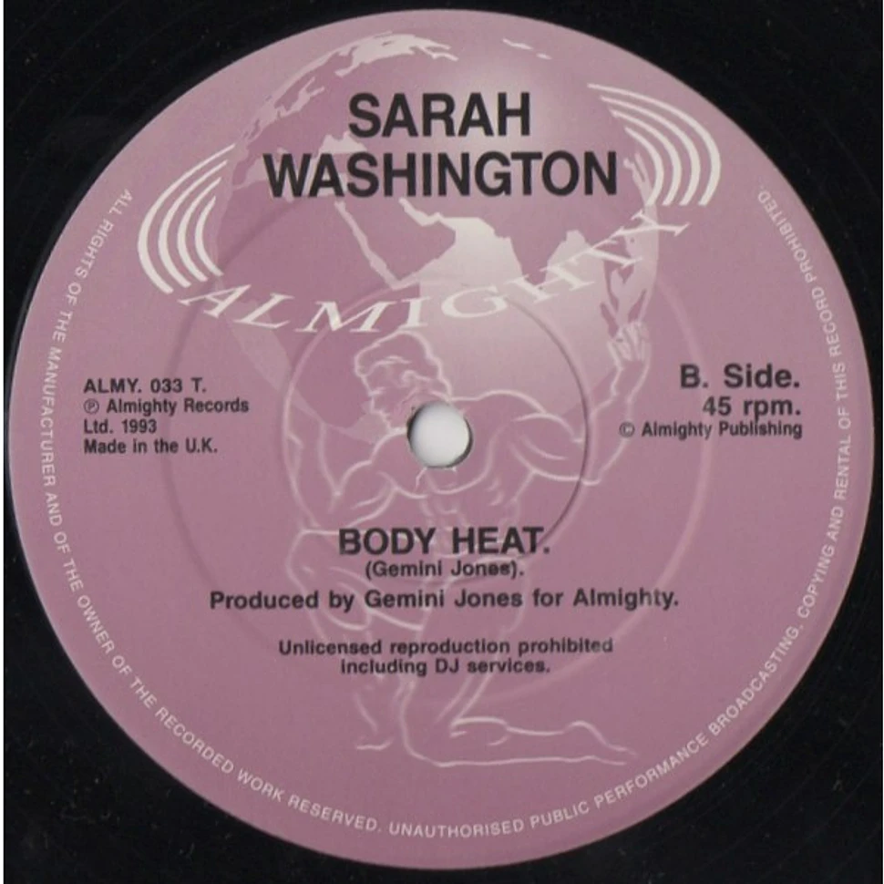 Sarah Washington - I Will Always Love You (Dance Version)