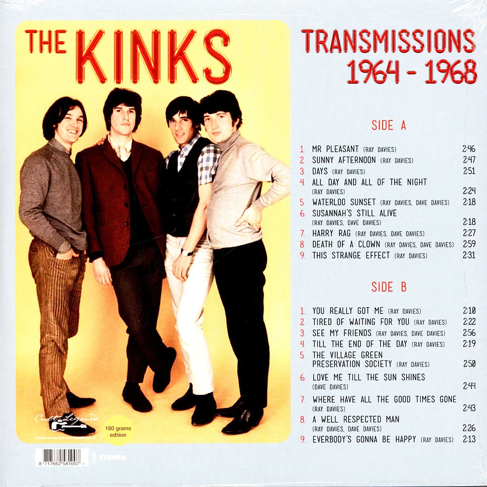 Kinks - Transmissions 1964-1968