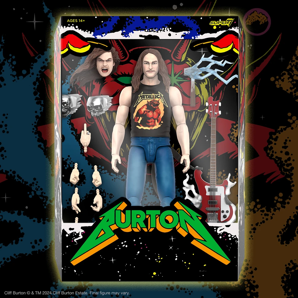 Metallica - Cliff Burton (Superhero Poster) - Ultimates! Action Figure