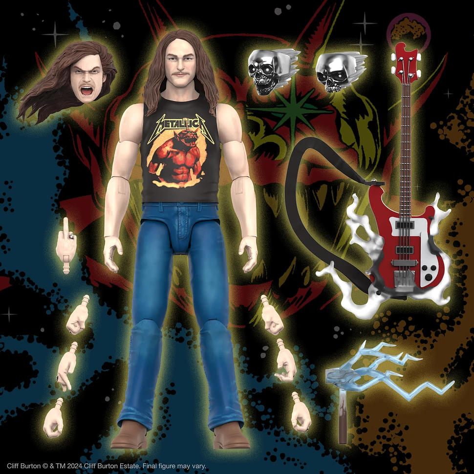 Metallica - Cliff Burton (Superhero Poster) - Ultimates! Action Figure