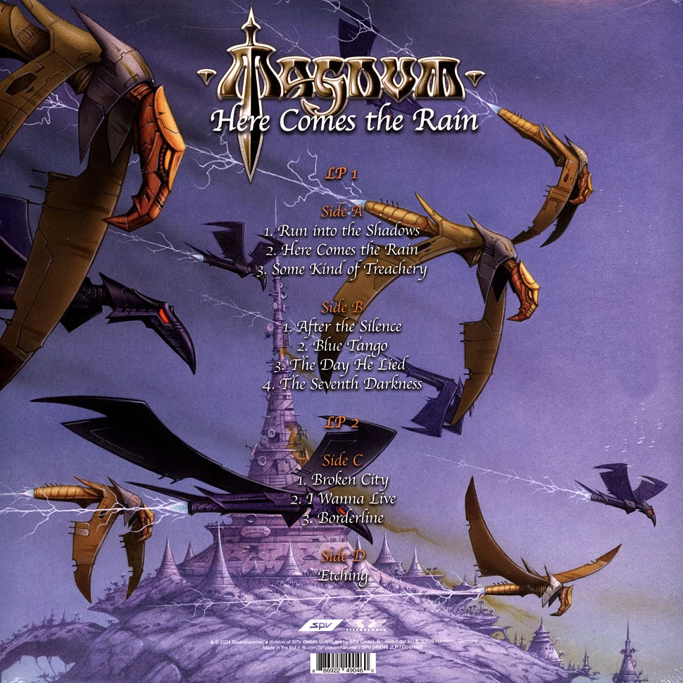 Magnum - Here Comes The Rain Translucent Vinyl Edition