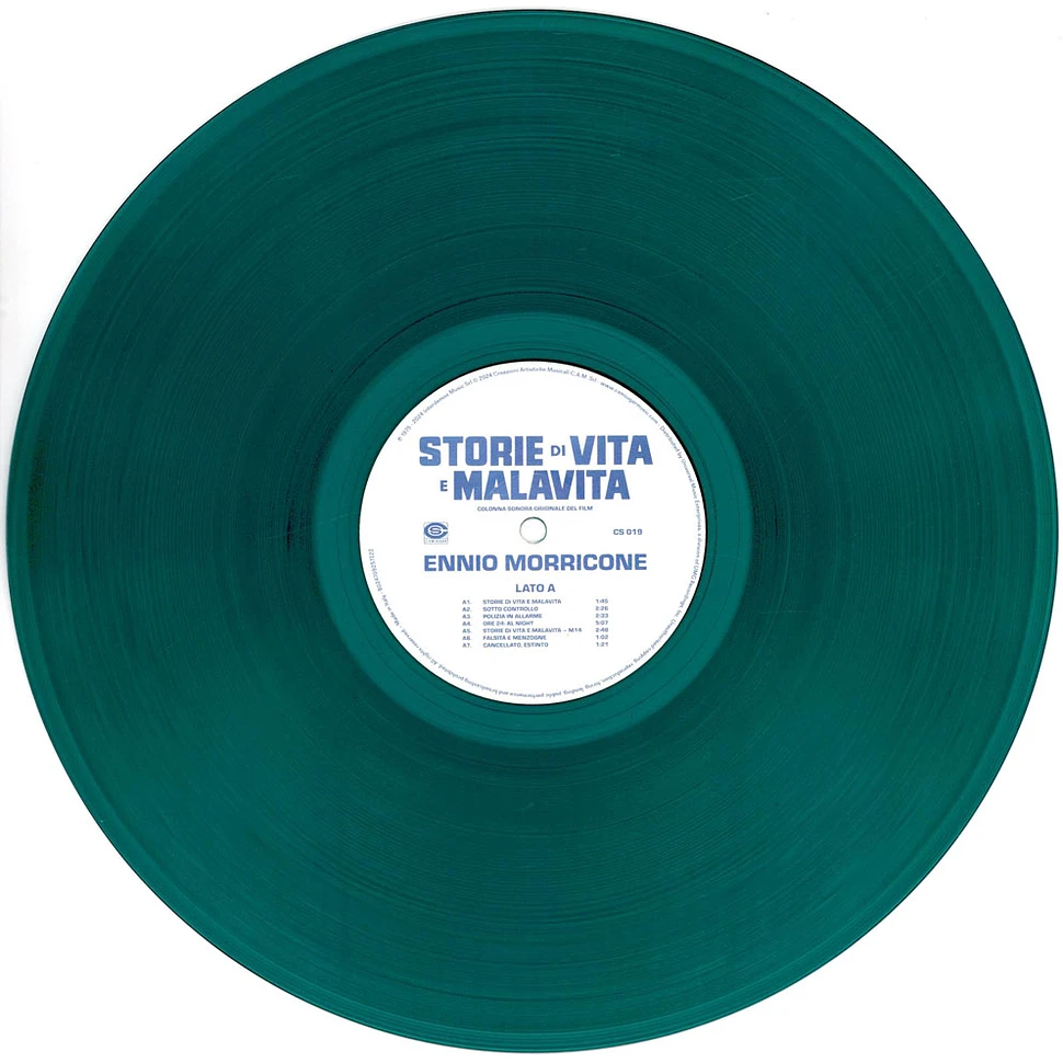 Ennio Morricone - Storie Di Vita E Malavita Record Store Day 2024 Green Vinyl Edition