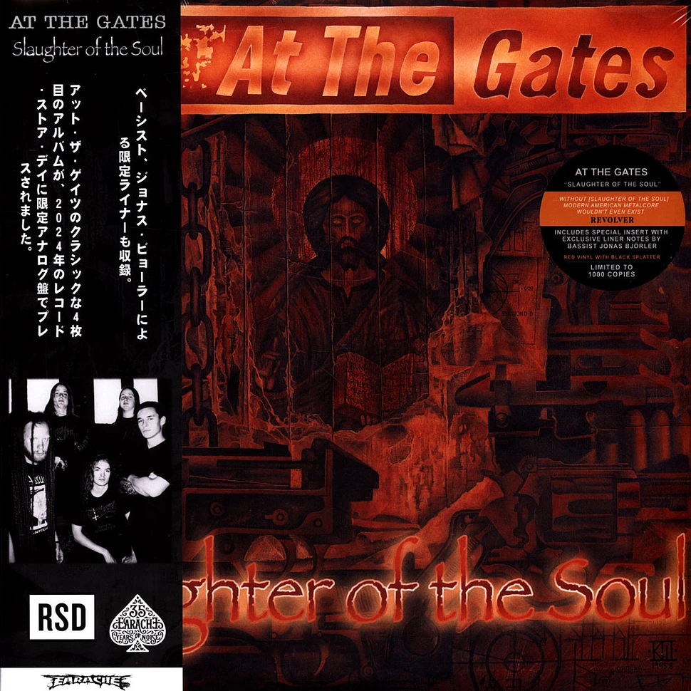 At The Gates - Slaughter Of The Soul Record Store Day 2024 Red / Black Splatter Vinyl Edition