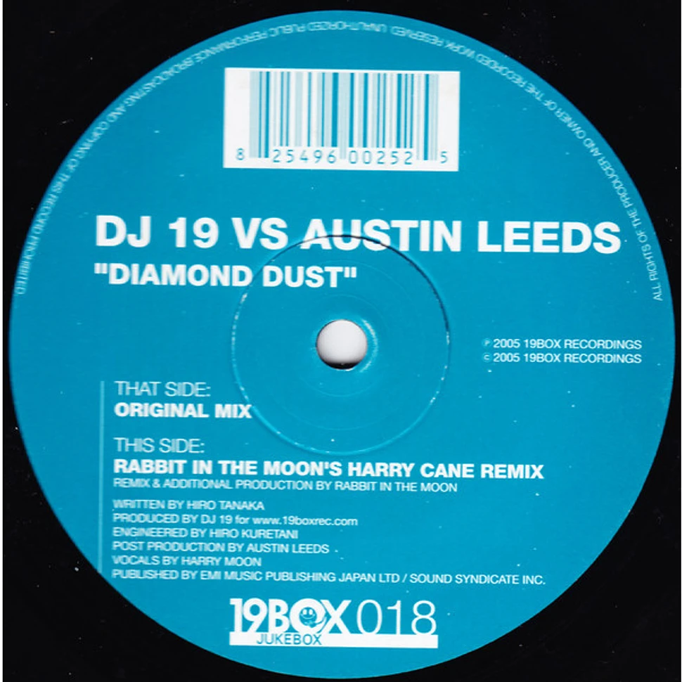 DJ 19 vs. Austin Leeds - Diamond Dust