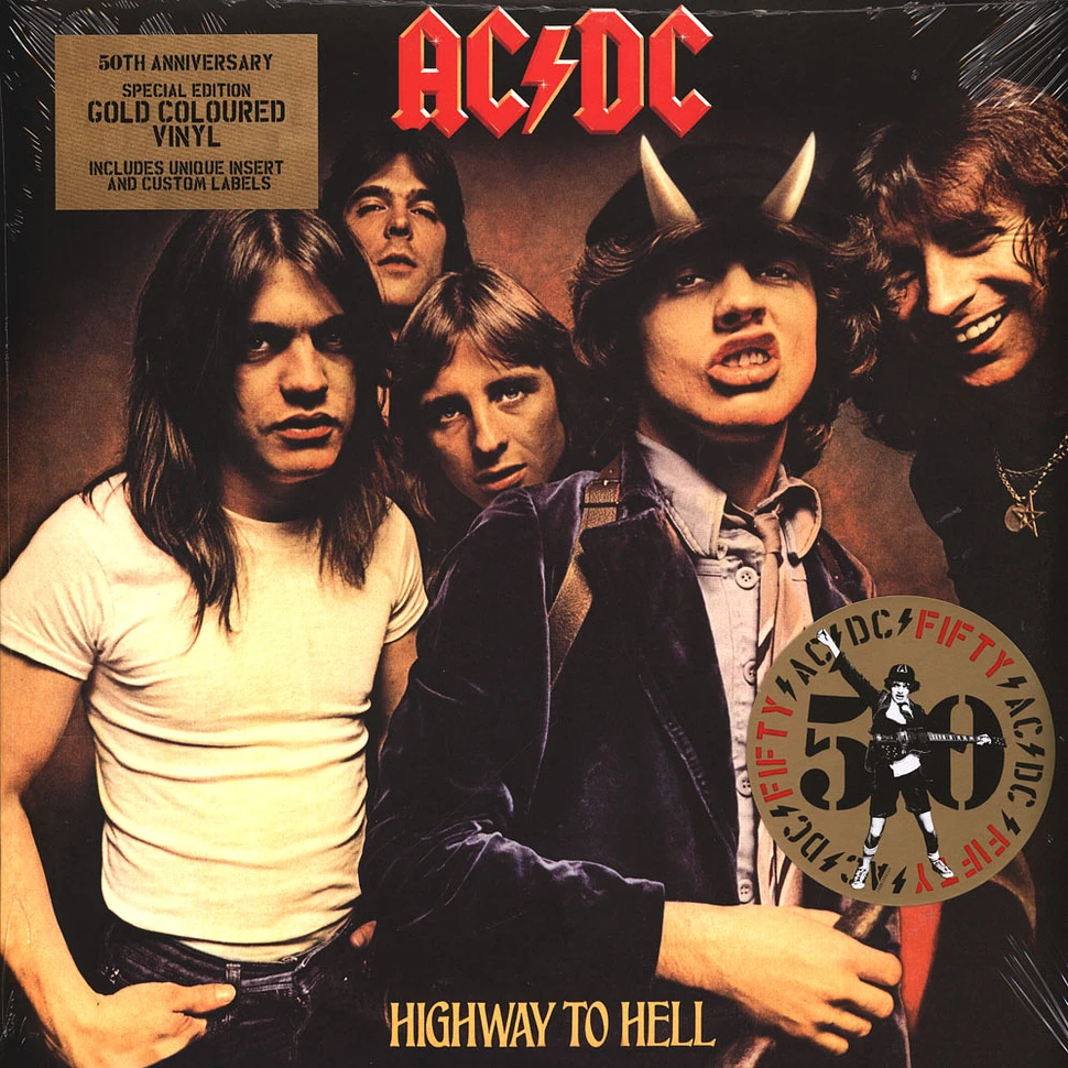 AC/DC - Highway To Hell Gold Nugget Vinyl Edition