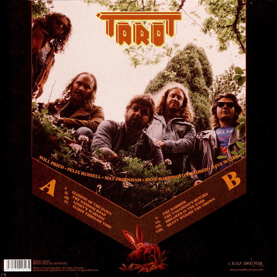 Tarot - Glimpse Of The Dawn Black Vinyl Edition