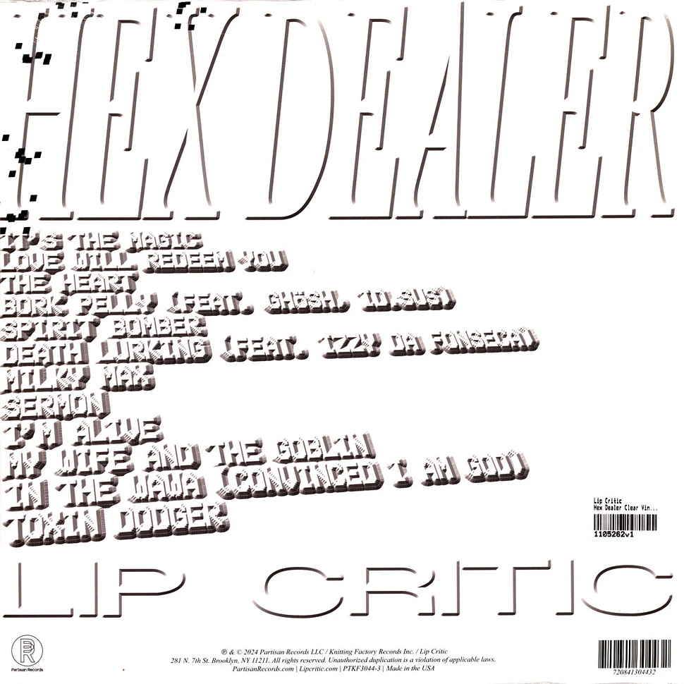 Lip Critic - Hex Dealer Clear Vinyl Edition