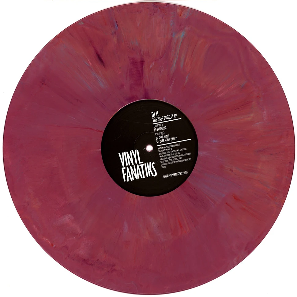 DJ-H - The Bass Project Pink Marbled Vinyl Edition