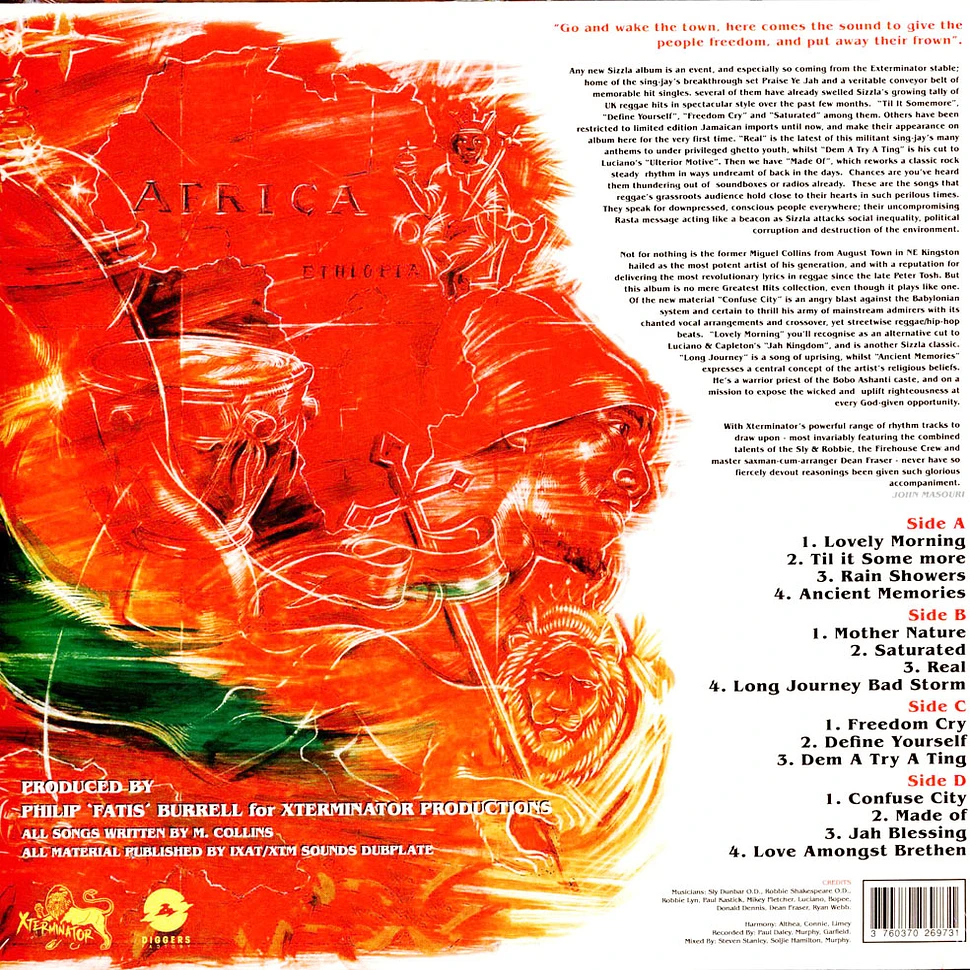 Sizzla - Kalonji Record Store Day 2024 Edition