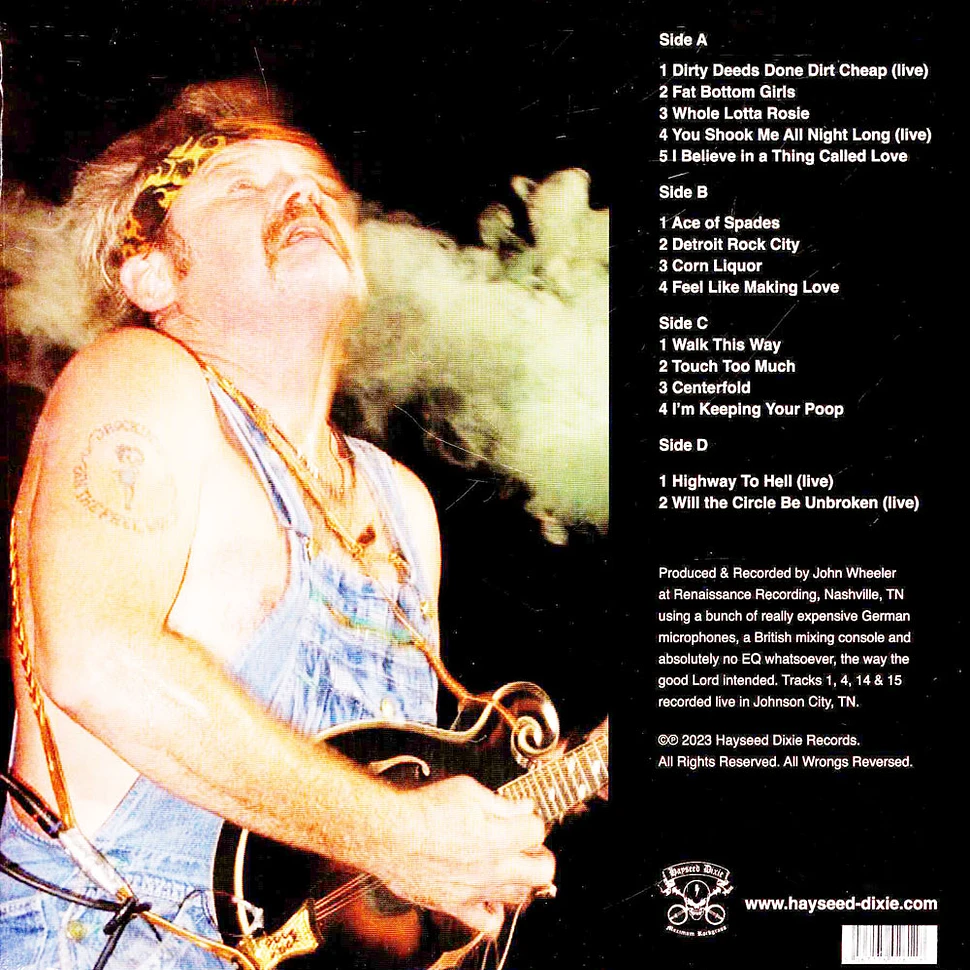 Hayseed Dixie - Let There Be Rockgrass Record Store Day 2024 Edition