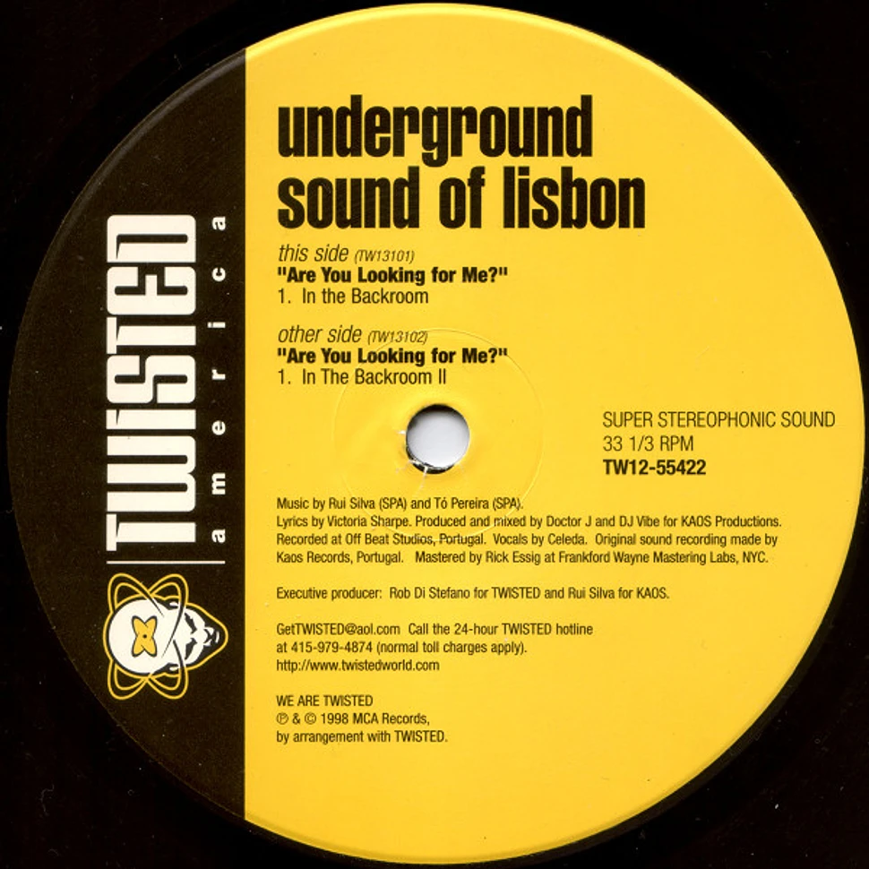 Underground Sound Of Lisbon - Are You Looking For Me?