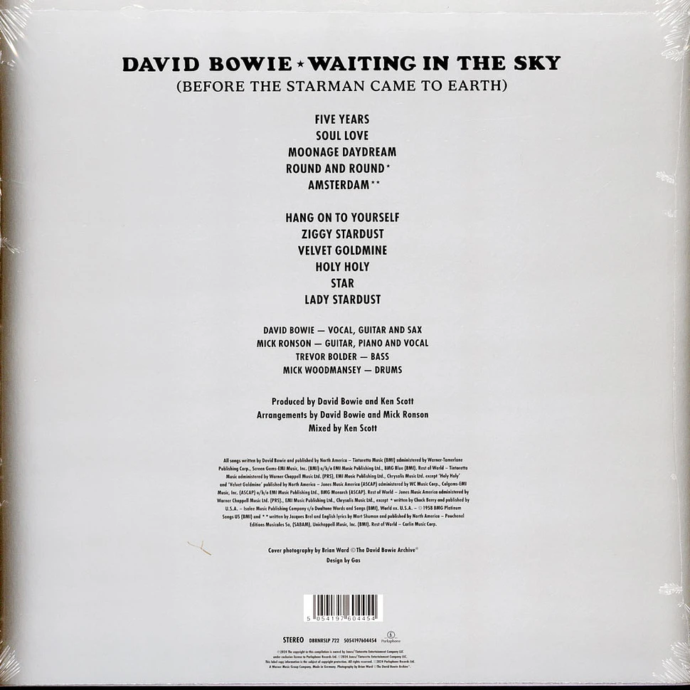 David Bowie - Waiting In The Sky (Before The Stairman Came To Earth) Record Store Day 2024 Vinyl Edition