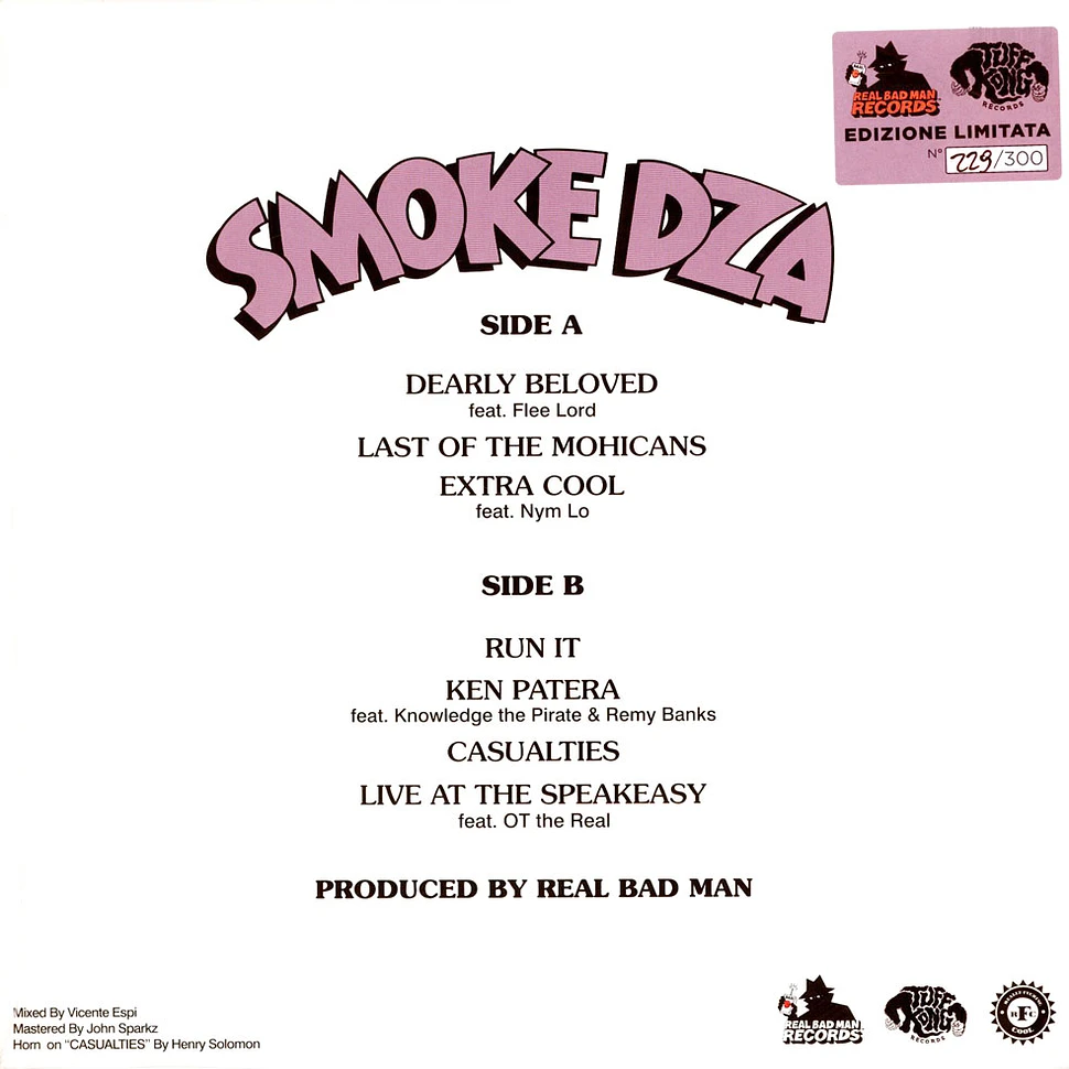 Smoke Dza X Real Bad Man - Mood $Wings Splatter Vinyl Edition