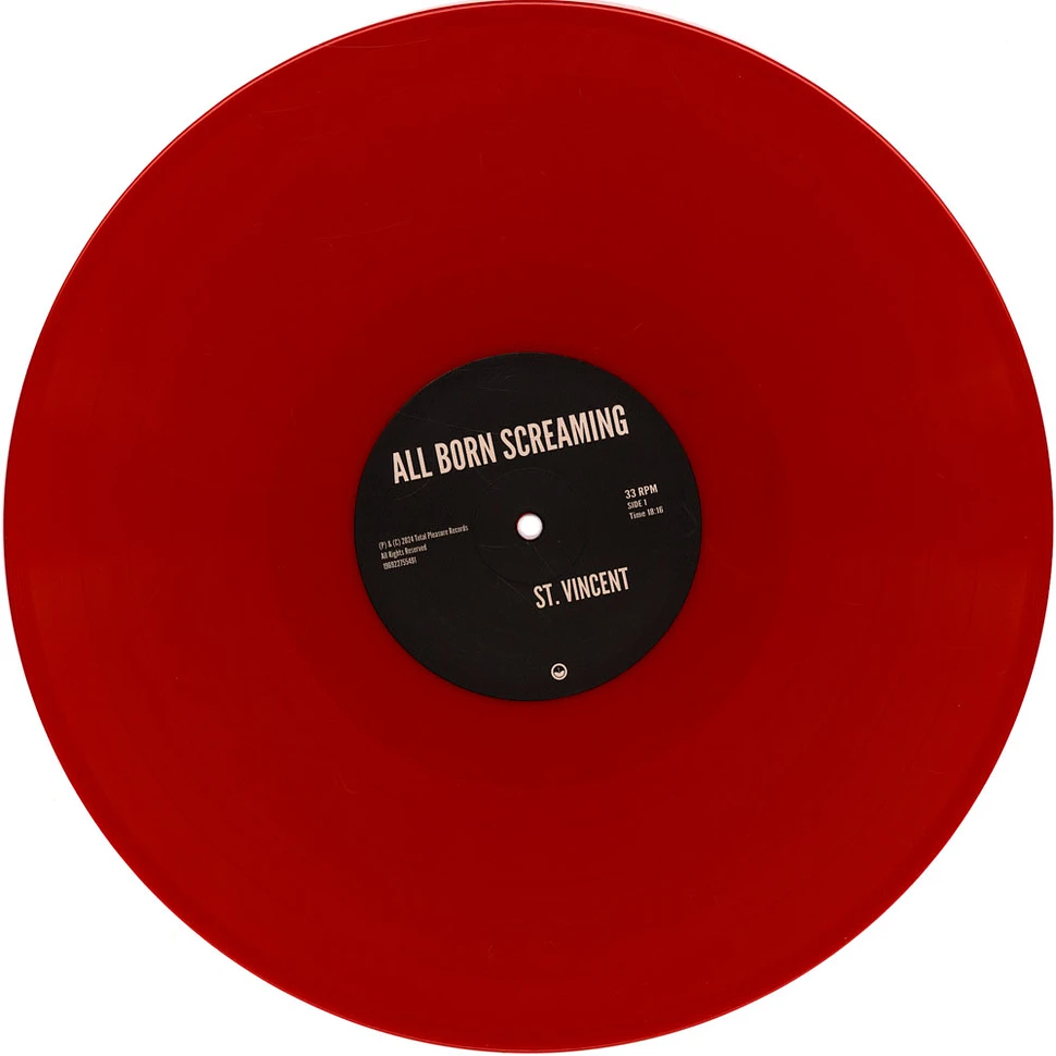 St. Vincent - All Born Screaming Red Vinyl Edition
